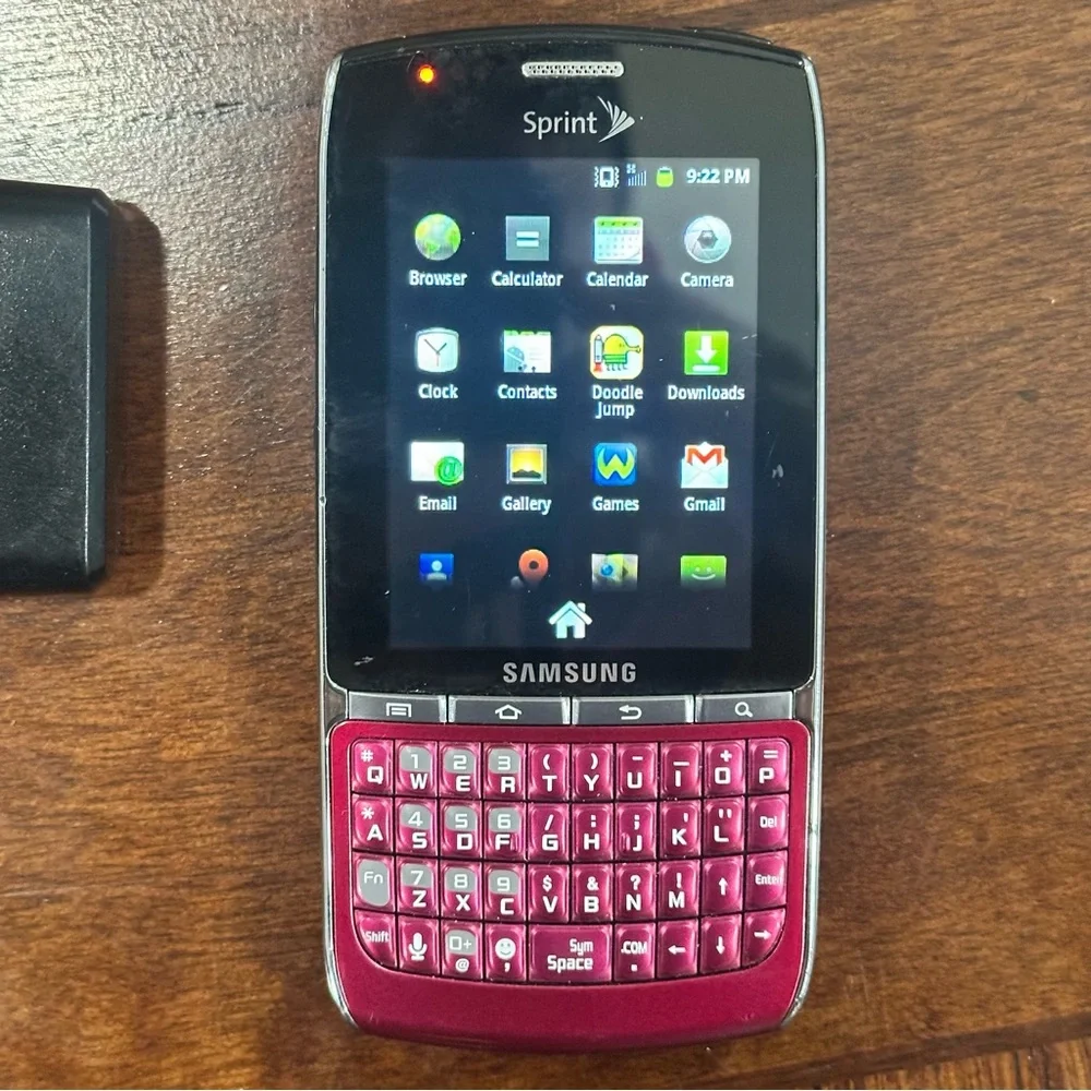 Samsung SPH-M580 Replenish CDMA Sprint Android Smartphone Raspberry Pink V-Rare
